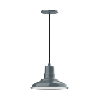 Warehouse One Light Pendant in Slate Gray (518|PEB182-40-C25)