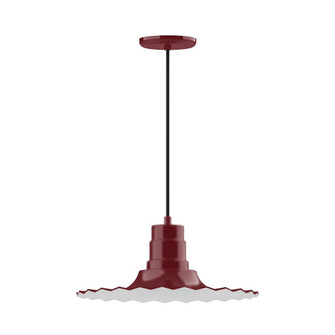 Radial One Light Pendant in Barn Red (518|PEB159-55-C26)