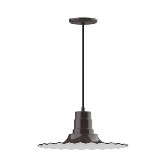 Radial One Light Pendant in Architectural Bronze (518|PEB159-51-C27-G06)