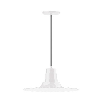 Radial One Light Pendant in White (518|PEB159-44-G06)