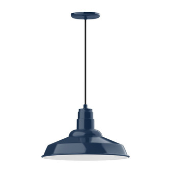 Warehouse One Light Pendant in Navy (518|PEB184-50-C24-G05)