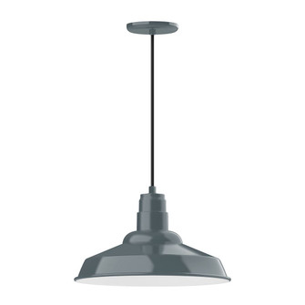 Warehouse One Light Pendant in Slate Gray (518|PEB184-40-G06)