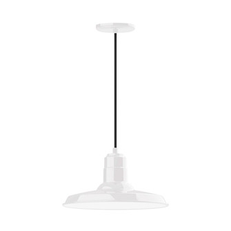 Warehouse One Light Pendant in White (518|PEB183-44-W14)