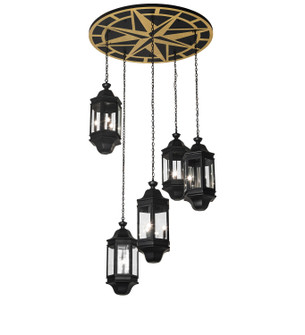 Gascony LED Pendant in Black Metal (57|269608)