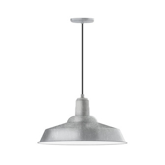 Warehouse One Light Pendant in Painted Galvanized (518|PEB186-49-C01-G06)