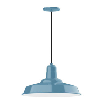 Warehouse One Light Pendant in Light Blue (518|PEB185-54-C27)