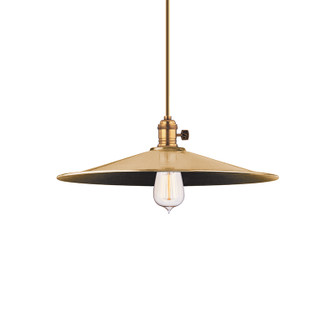 Warehouse One Light Pendant in Black (518|PEB185-41-W18)