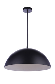 Sculptural Statement Pendants LED Pendant in Flat Black (46|P1000FB-LED)