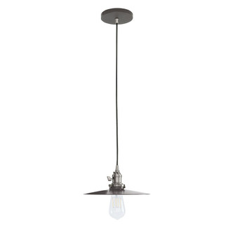 Uno One Light Pendant in Architectural Bronze with Brushed Nickel (518|PEB403-51-96-C26)