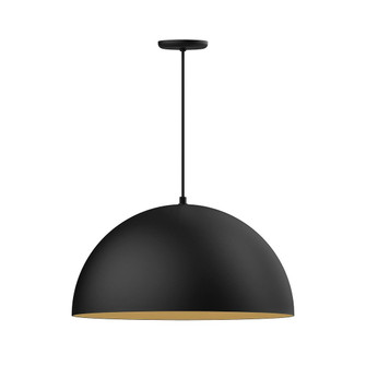 XL Choices LED Pendant in Black with Gold Matte Interior (518|PEB229-41-75-C24-L14)