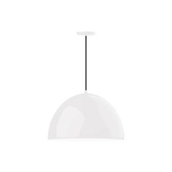 XL Choices One Light Pendant in White with White Interior (518|PEB213-44-44-C26)