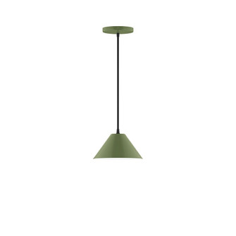Axis One Light Pendant in Fern Green (518|PEB421-22-C22)