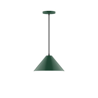 Axis One Light Pendant in Forest Green (518|PEB422-42-C26)