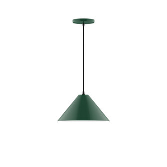 Axis One Light Pendant in Forest Green (518|PEB422-42-C24)