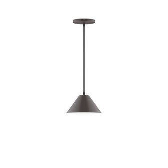 Axis One Light Pendant in Architectural Bronze (518|PEB421-51-C25)