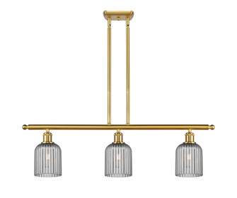 Ballston Three Light Island Pendant in Satin Gold (405|516-3I-SG-G559-5SM)