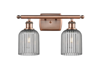 Ballston Two Light Bath Vanity in Antique Copper (405|516-2W-AC-G559-5SM)