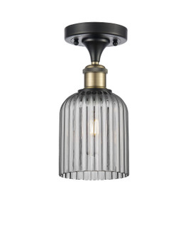 Ballston One Light Semi-Flush Mount in Black Antique Brass (405|516-1C-BAB-G559-5SM)