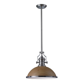 Chadwick One Light Pendant in Satin Nickel (45|66674-1)