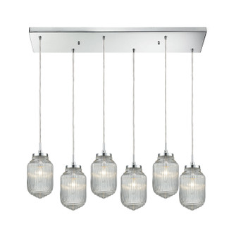 Dubois Six Light Pendant in Polished Chrome (45|56662/6RC)