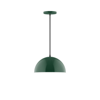 Axis One Light Pendant in Forest Green (518|PEB432-G15-42-C22)