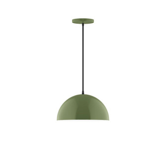 Axis One Light Pendant in Fern Green (518|PEB432-22-C22)