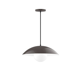 Axis One Light Pendant in Architectural Bronze (518|PEB438-G15-51-C21)