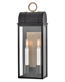Campbell LED Outdoor Wall Mount in Black (13|10664BK-BU)