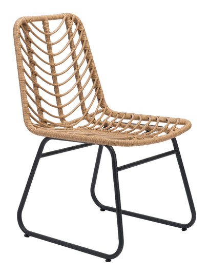 Laporte Dining Chair in Natural, Black (339|703943)