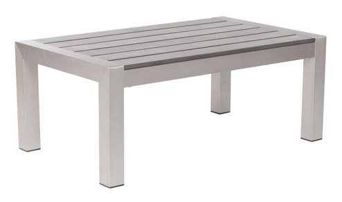 Cosmopolitan Coffee Table in Gray, Silver (339|701860)