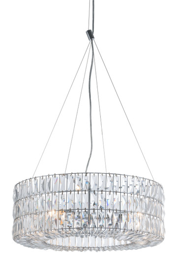 Jena Three Light Ceiling Lamp in Chrome, Clear (339|56057)