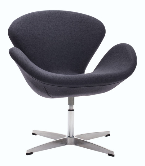 Pori Occasional Chair in Gray, Silver (339|500310)
