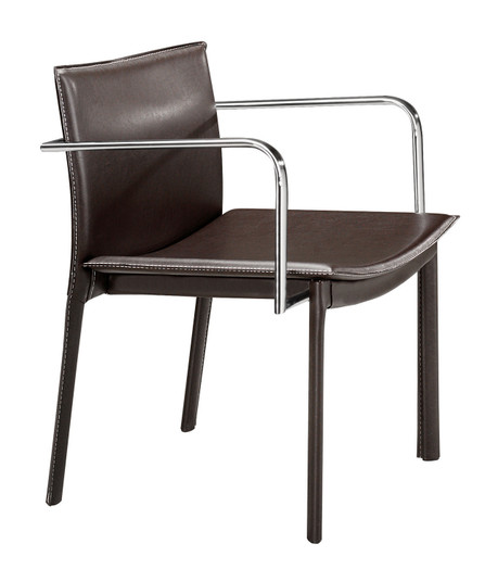 Gekko Conference Chair in Espresso, Chrome (339|404143)