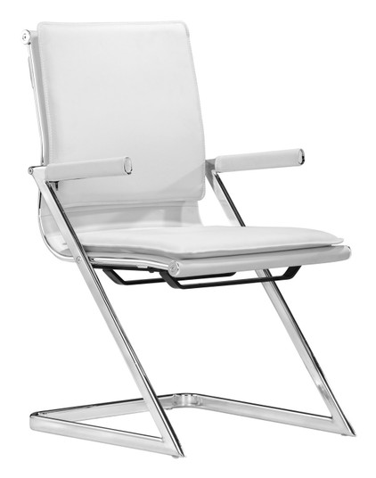 Lider Plus Conference Chair in White, Silver (339|215211)