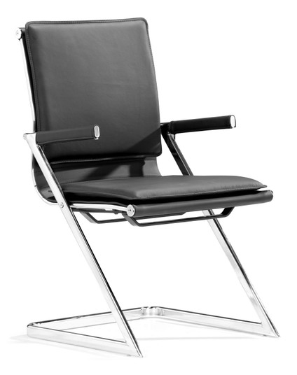 Lider Plus Conference Chair in Black, Silver (339|215210)