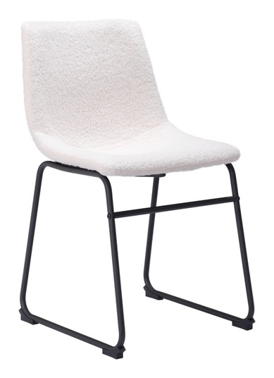 Smart Dining Chair (Set of 2) in Ivory, Black (339|109651)