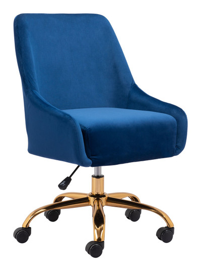 Madelaine Office Chair in Navy, Gold (339|109490)