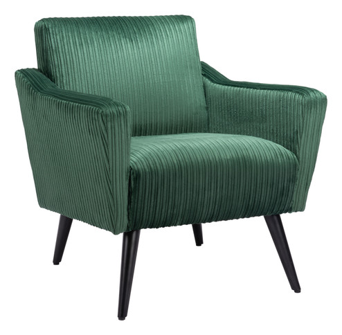 Bastille Accent Chair in Green, Black (339|109220)
