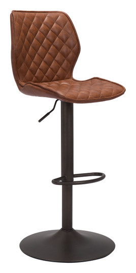 Seth Bar Chair in Vintage Brown, Dark Bronze (339|109042)