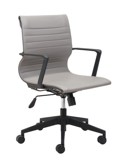 Stacy Office Chair in Gray, Black (339|102008)