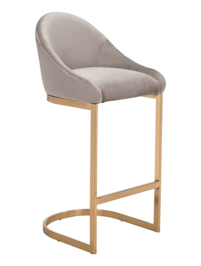 Scott Bar Chair in Gray, Gold (339|101974)