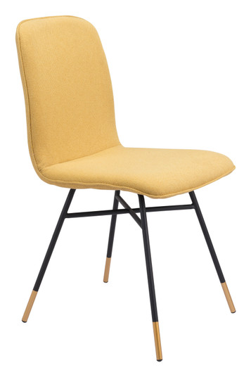 Var Dining Chair in Yellow, Black, Gold (339|101891)
