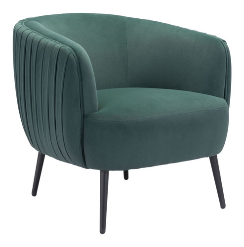 Karan Accent Chair in Green, Black (339|101858)