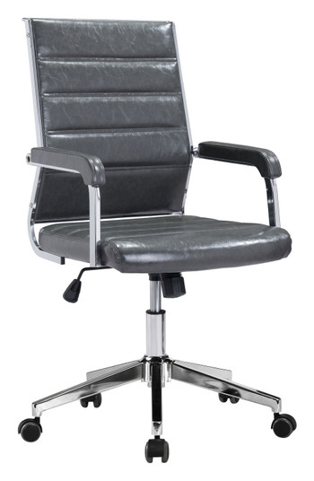 Liderato Office Chair in Gray, Silver (339|101824)