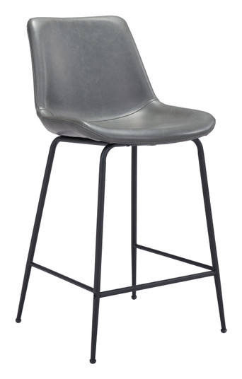 Byron Counter Chair in Gray, Black (339|101775)