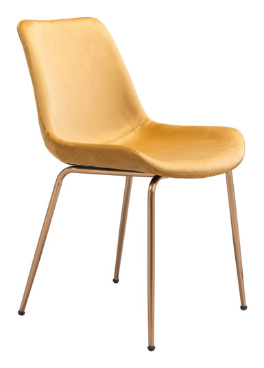 Tony Dining Chair in Yellow, Gold (339|101768)