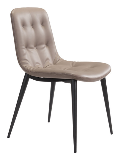 Tangiers Dining Chair in Taupe, Dark Gray (339|101082)