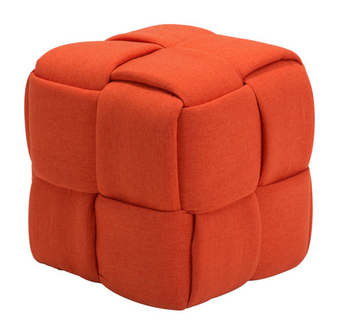 Checks Stool in Orange (339|100641)