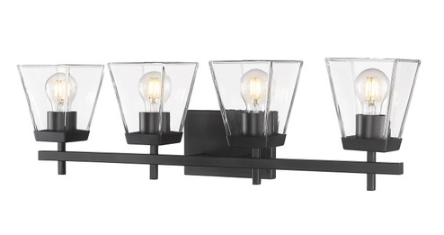 Lauren Four Light Vanity in Matte Black (224|819-4V-MB)