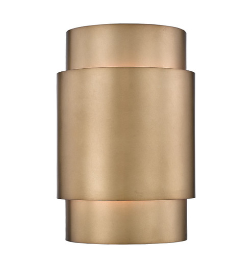 Harlech Two Light Wall Sconce in Rubbed Brass (224|739S-RB)